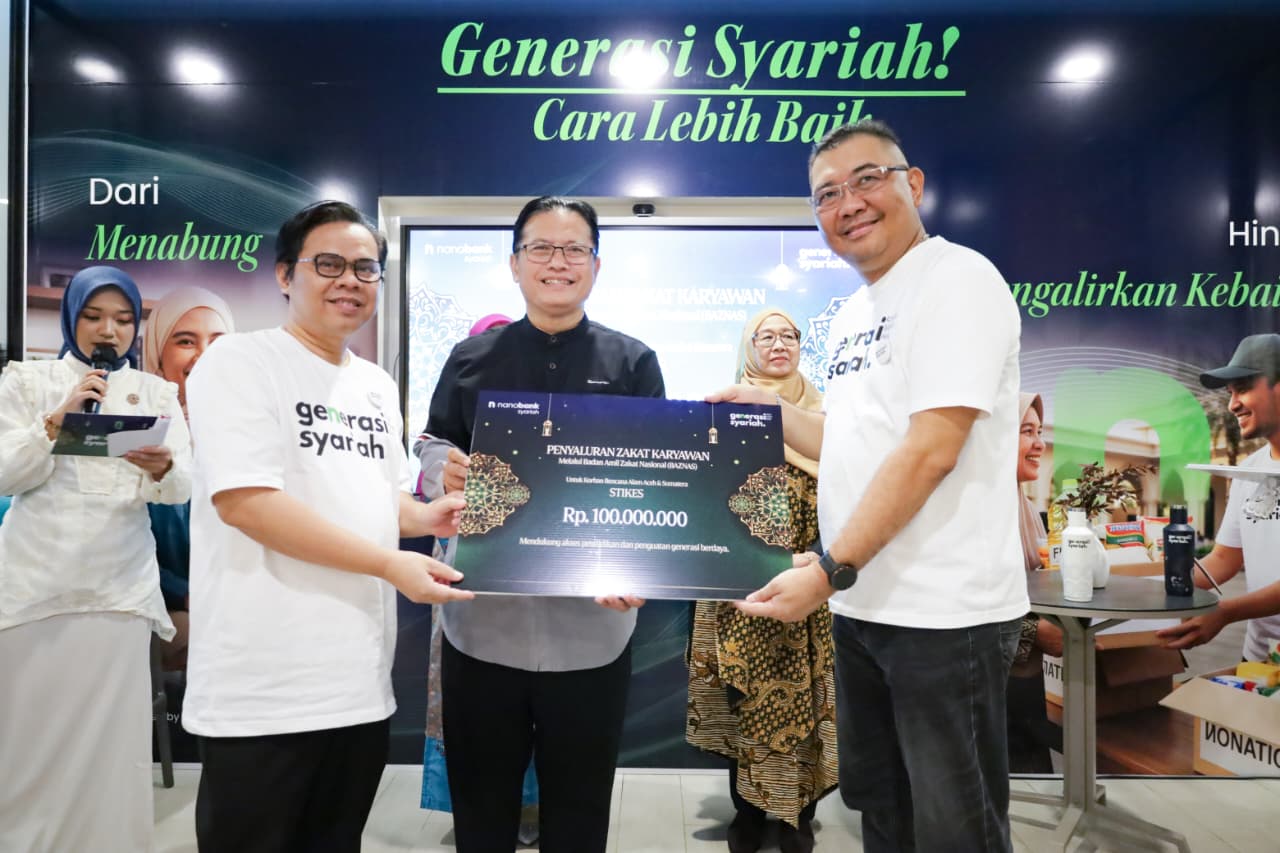 PT Bank Nano Syariah Serahkan Zakat Karyawan ke BAZNAS RI - (Ada 3 foto)